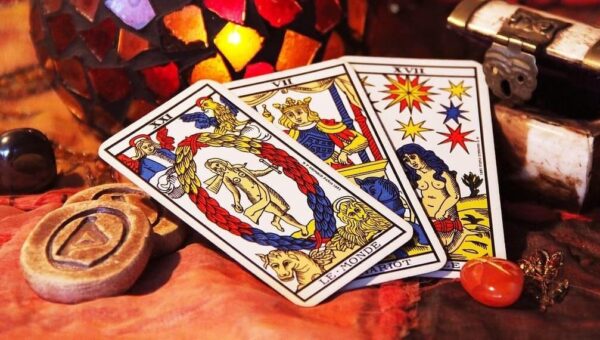 Three Tarot Cards