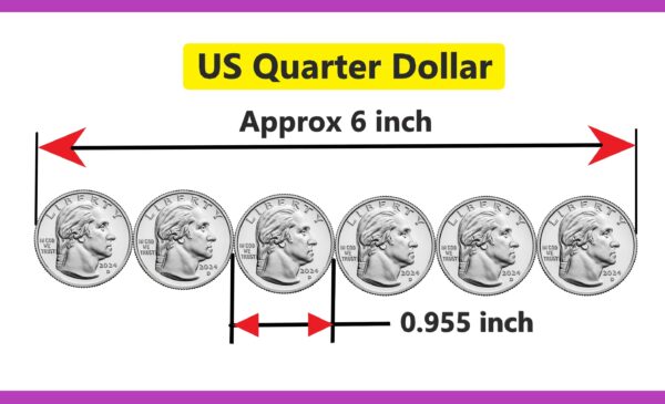 Six quarter dollar