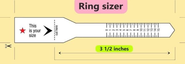 how to measure ring size with ring sizer