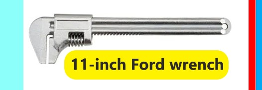 11 inches long "Ford" wrench