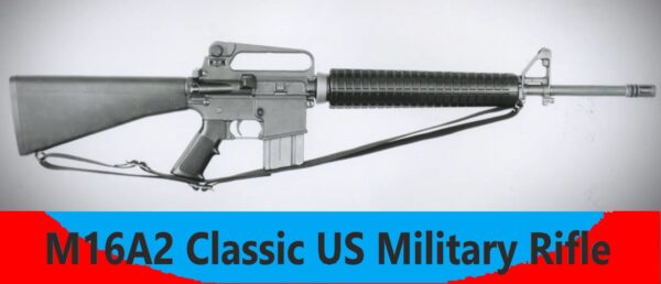 M16A2 Classic US Military Rifle almost exactly 1 meter long