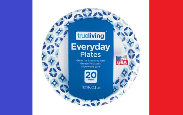 Dollar General store sell 8 inches everyday disposable plates