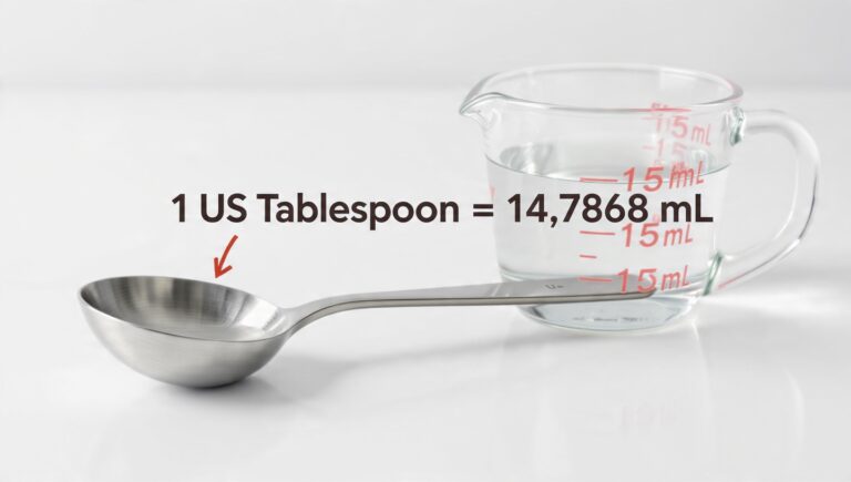 US tablespoons to mL conversion chart