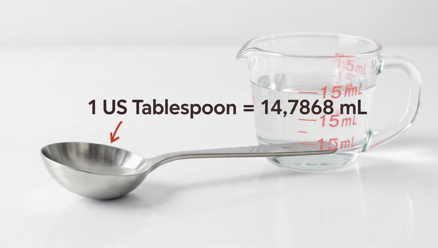 US tablespoons to mL conversion chart